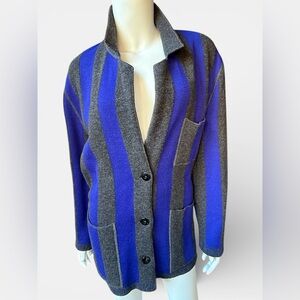 Vintage Jean Paul Gaultier EQUATOR wool button up sweater M